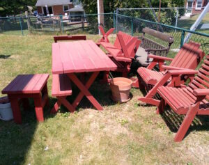 Picnic table yard furniture
